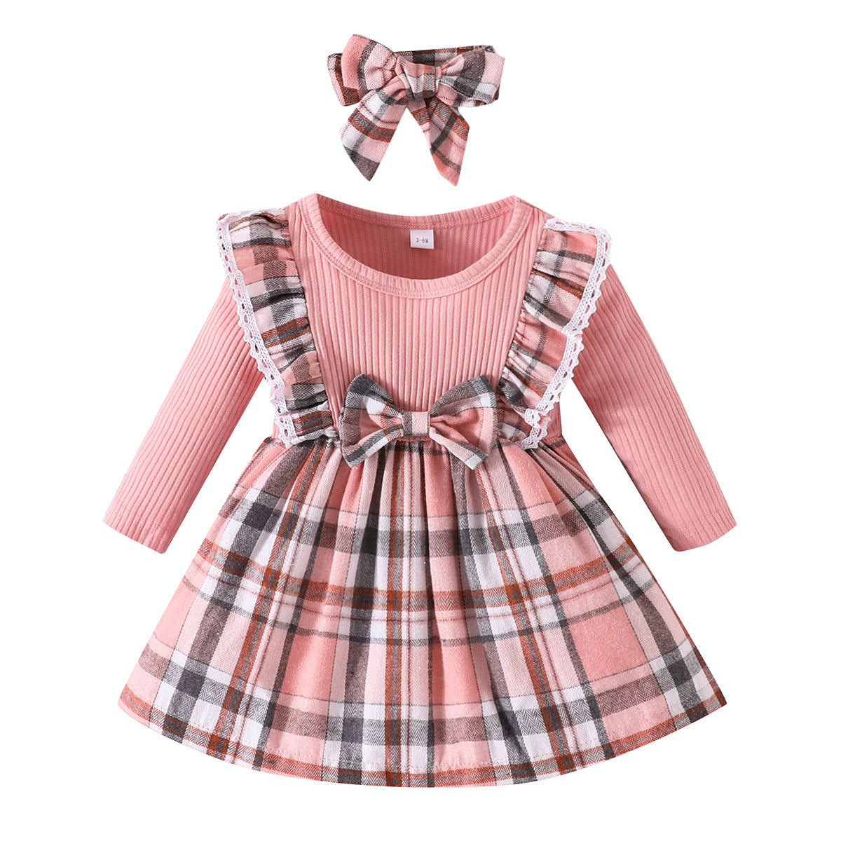 Baby Toddler Girl Fall Winter Clothes Christmas Outfit Xmas Plaid Dress Christmas Dress Outfit Plaid Long Sleeve Xmas Skirt