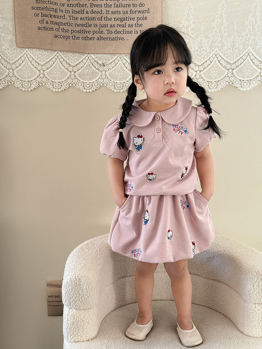 Girl's Cartoon HELLO KITTY Embroidery Set