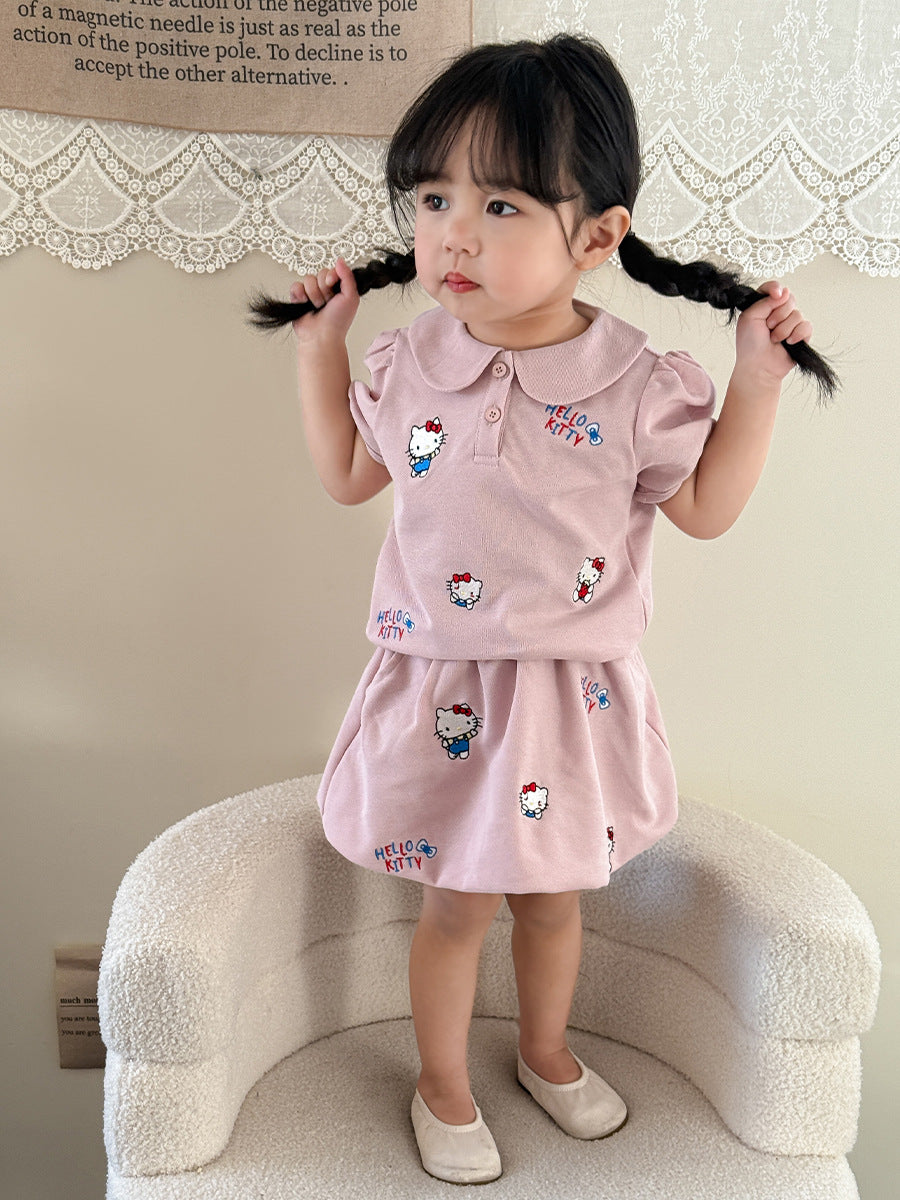Girl's Cartoon HELLO KITTY Embroidery Set