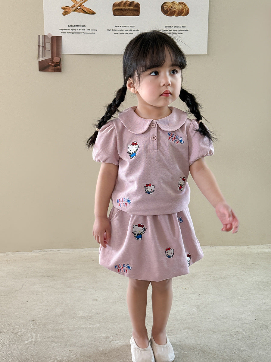 Girl's Cartoon HELLO KITTY Embroidery Set