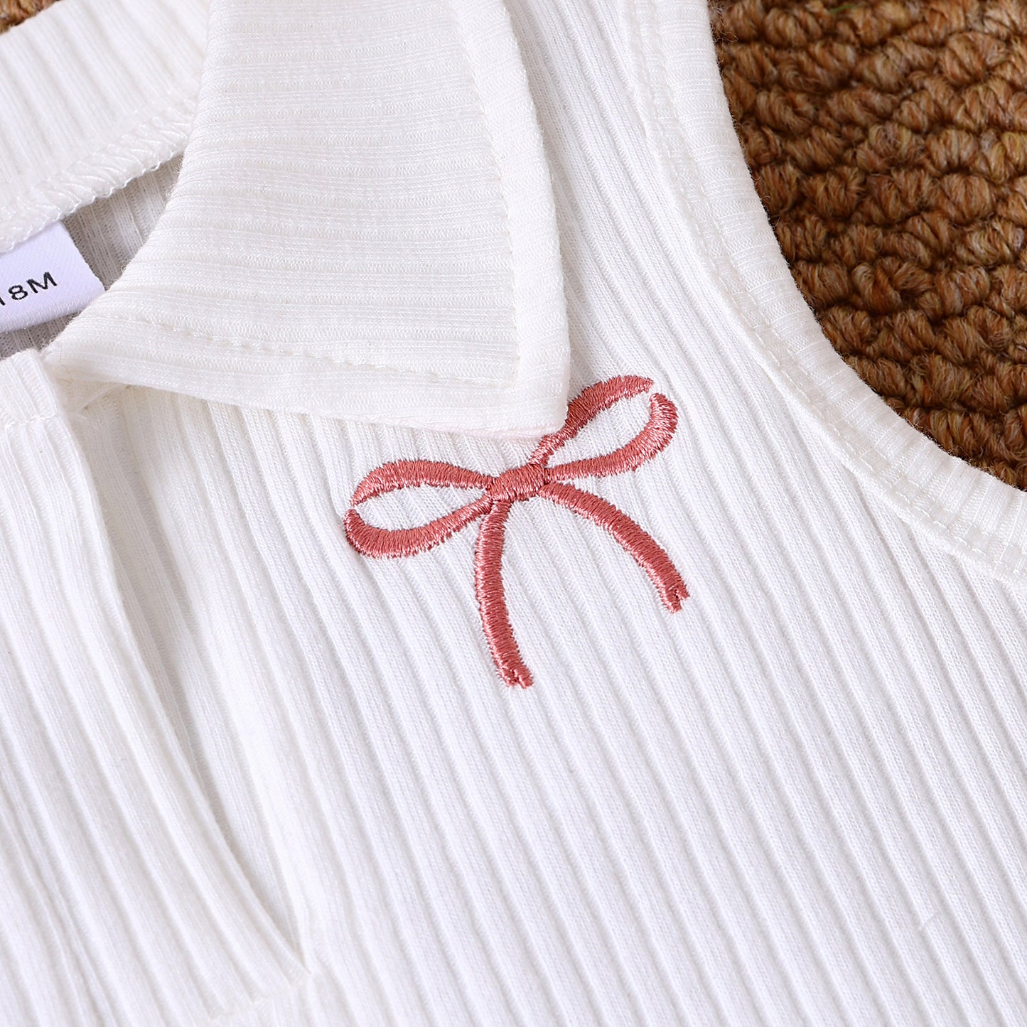 Preppy Summer Outfits for Toddler Girls- Sleeveless Bow Tank Top + Pleated Skirt Set
