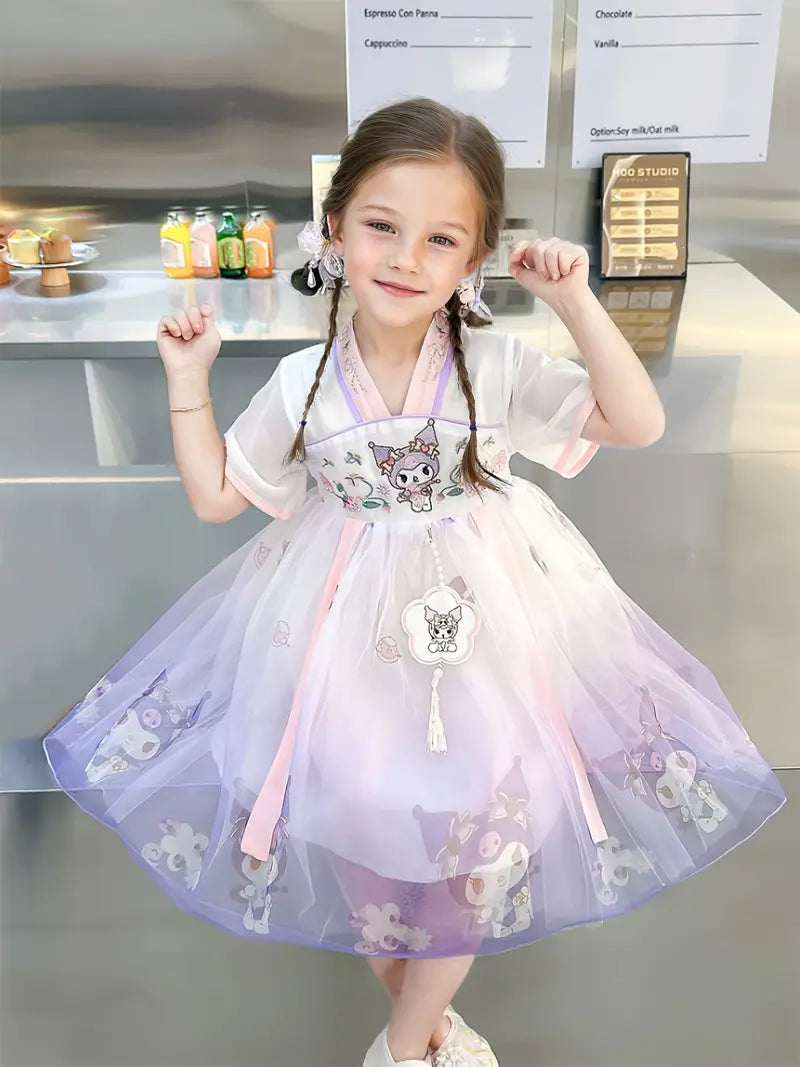 Hanfu Dress for Girls - Traditional Chinese Style