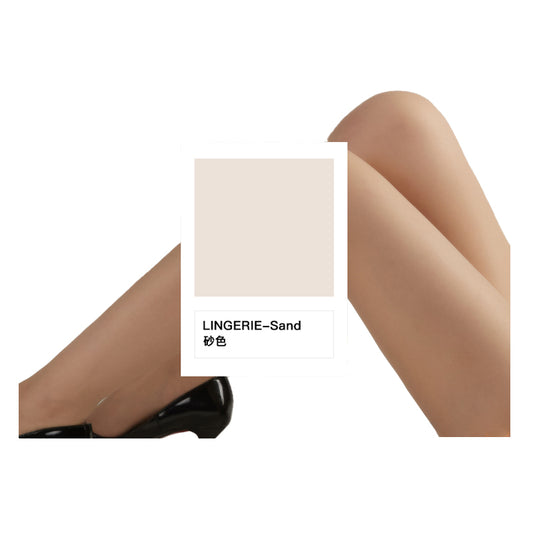 Lingerie "Su" Light Velvet Seamless & Traceless Ultra-Thin Natural Concealer Nude-Sensation Skin-Enhancing Stockings 1D
