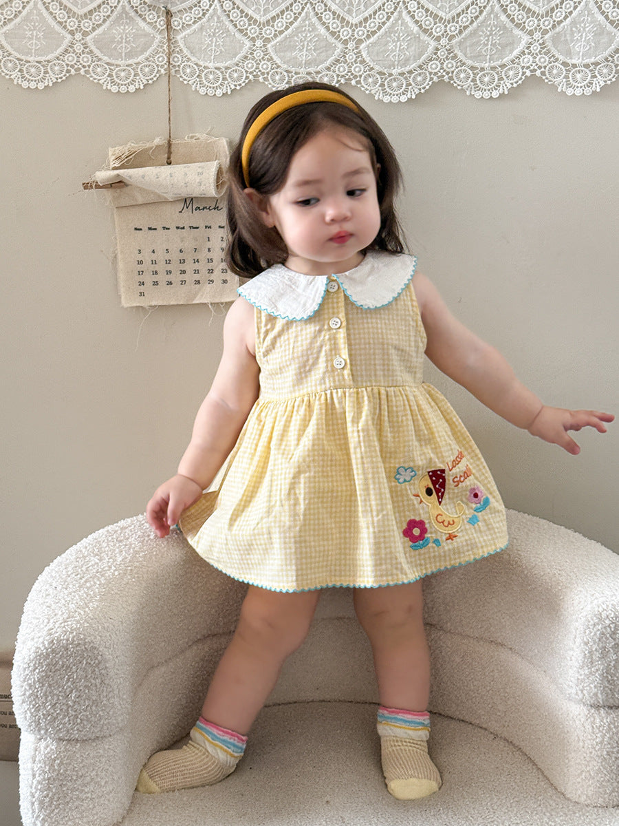 Little Girl's Duckling Romper Skirt