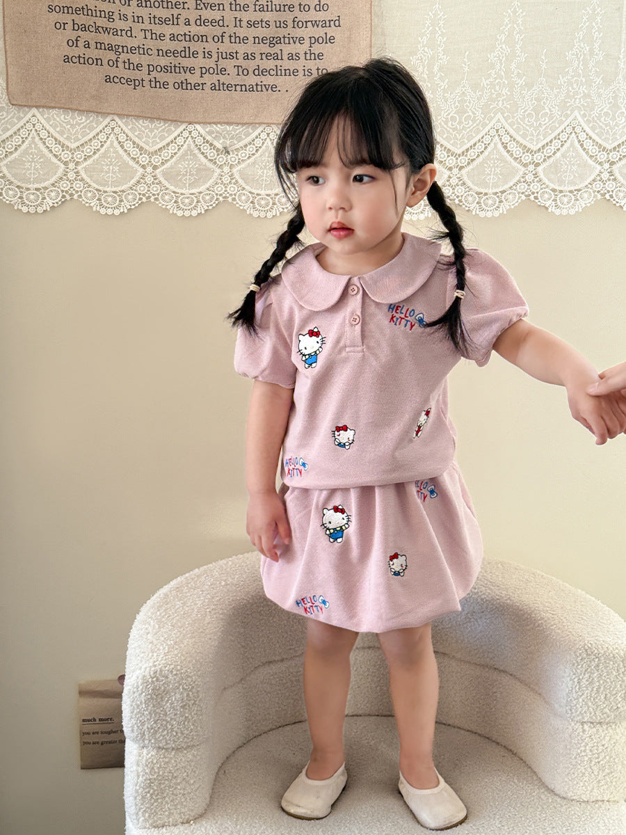 Girl's Cartoon HELLO KITTY Embroidery Set