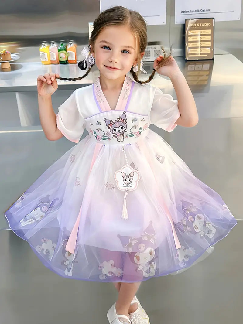 Hanfu Dress for Girls - Traditional Chinese Style