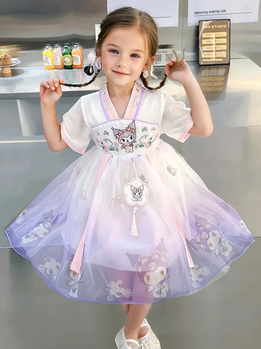 Hanfu Dress for Girls - Traditional Chinese Style